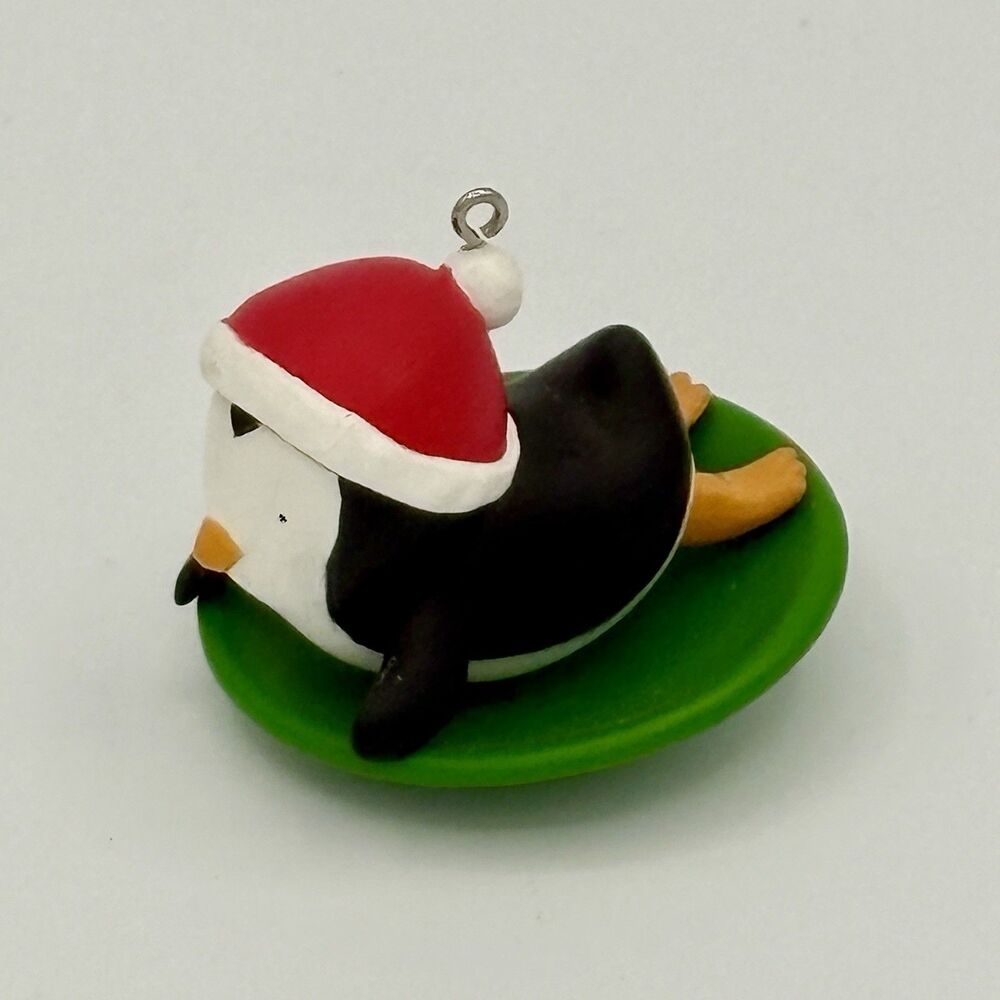 Hallmark Penguin on Saucer Sled 2008